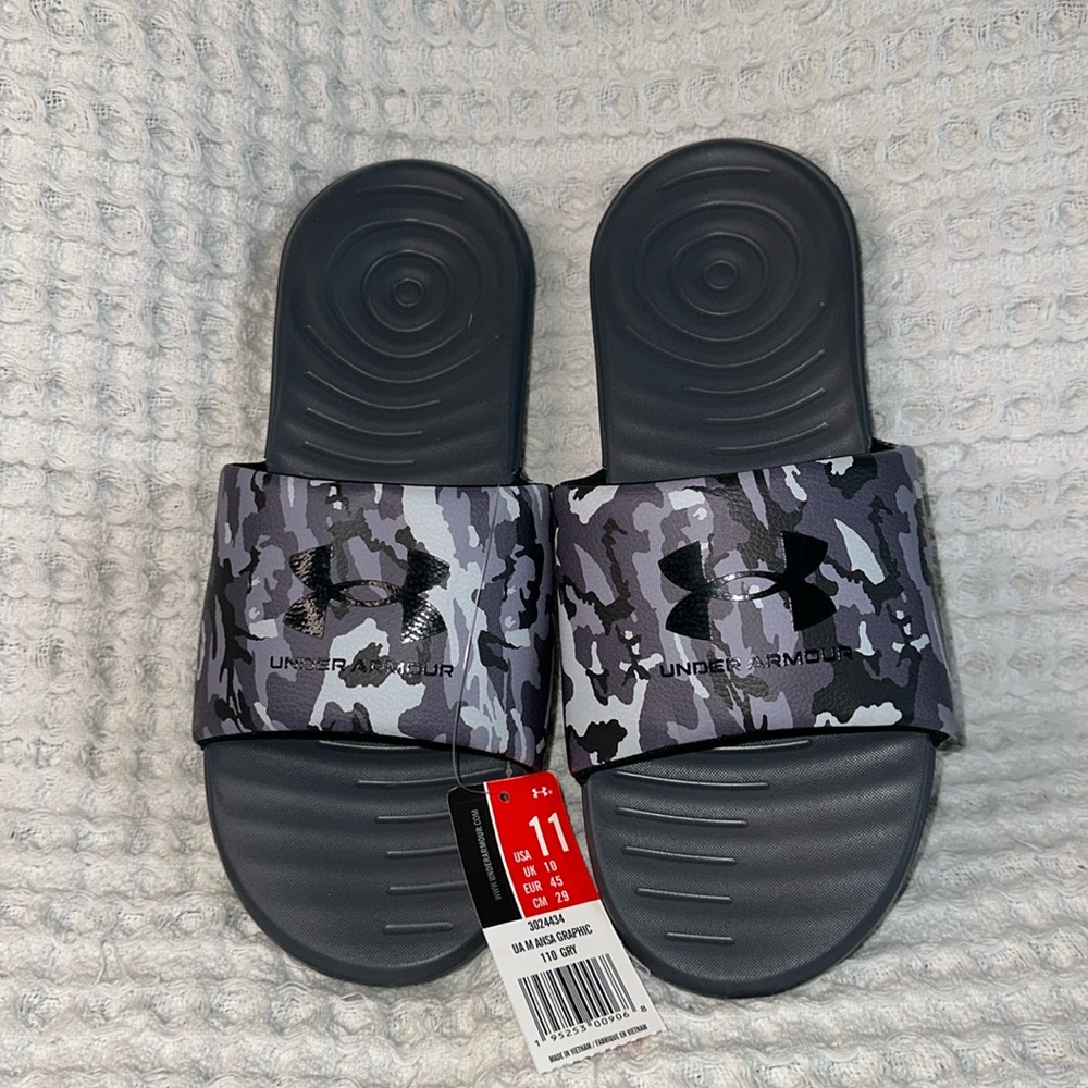 *NWT* Under Armor Men's Slides - Sz 11